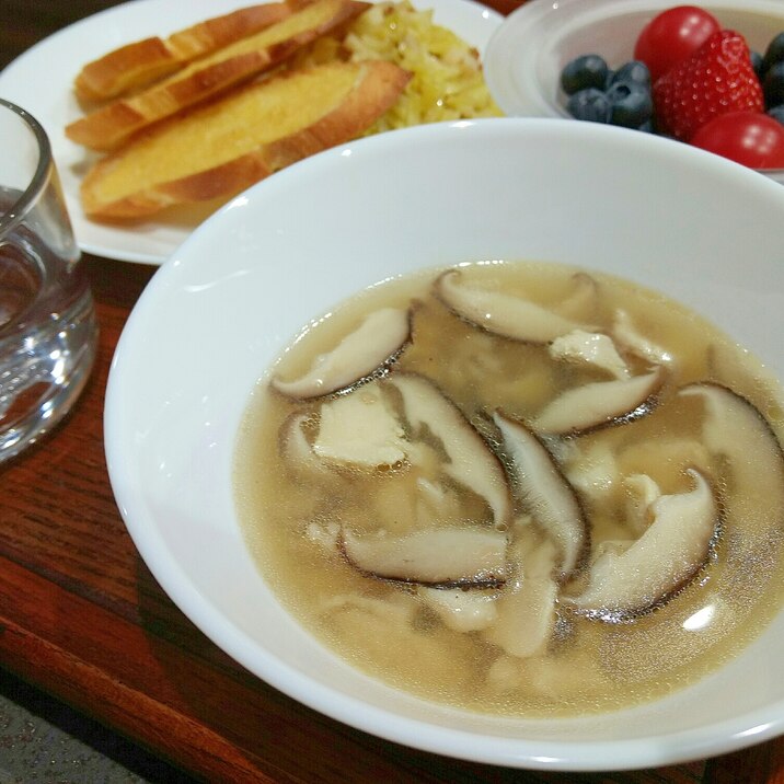 しいたけのスープ